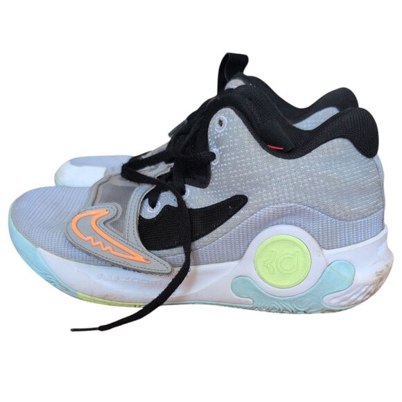 Nike Sneakers KD Trey 5 X EP Basketball Wolf Grey/white Lace up top Strap cover - Picture 1 of 5